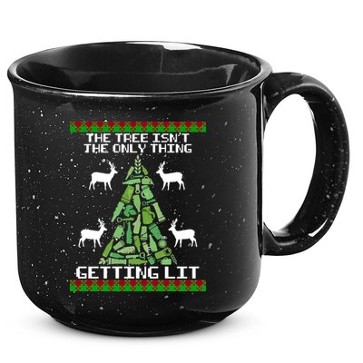 The Tree Isn't The Only Thing Getting Lit 15oz Campfire Ceramic Mug