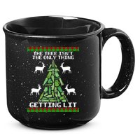 The Tree Isn't The Only Thing Getting Lit 15oz Campfire Ceramic Mug
