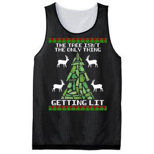 The Tree Isn't The Only Thing Getting Lit Mesh Reversible Basketball Jersey Tank