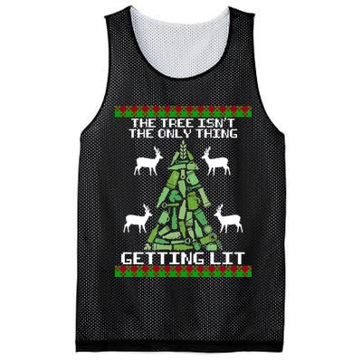 The Tree Isn't The Only Thing Getting Lit Mesh Reversible Basketball Jersey Tank