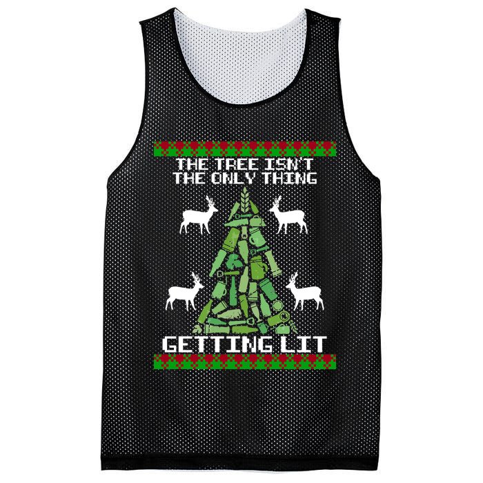 The Tree Isn't The Only Thing Getting Lit Mesh Reversible Basketball Jersey Tank