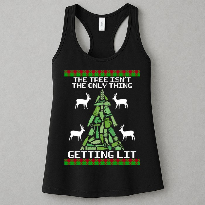 The Tree Isn't The Only Thing Getting Lit Womens Tank Top