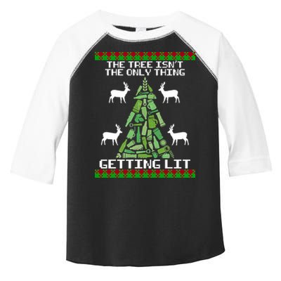 The Tree Isn't The Only Thing Getting Lit Toddler Fine Jersey T-Shirt