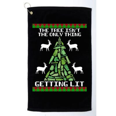 The Tree Isn't The Only Thing Getting Lit Golf Towel