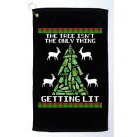 The Tree Isn't The Only Thing Getting Lit Golf Towel