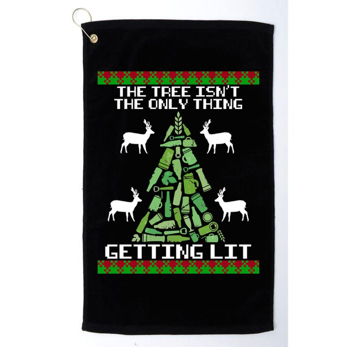 The Tree Isn't The Only Thing Getting Lit Golf Towel
