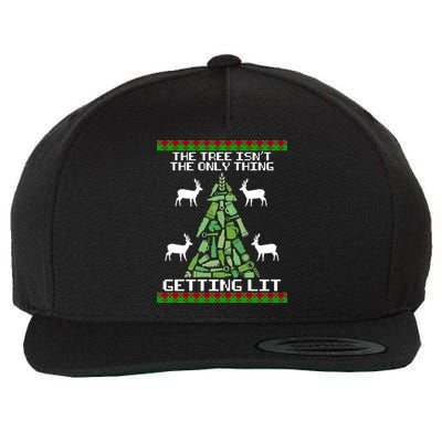 The Tree Isn't The Only Thing Getting Lit Wool Snapback Cap
