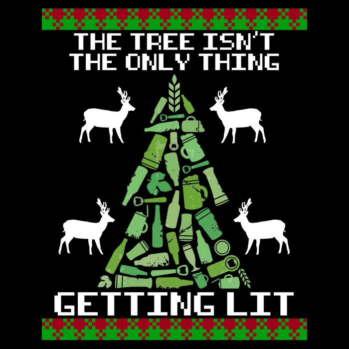 The Tree Isn't The Only Thing Getting Lit Wool Snapback Cap
