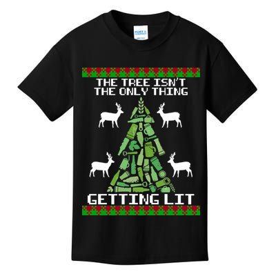 The Tree Isn't The Only Thing Getting Lit Kids T-Shirt