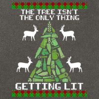 The Tree Isn't The Only Thing Getting Lit Cotton Canvas Backpack