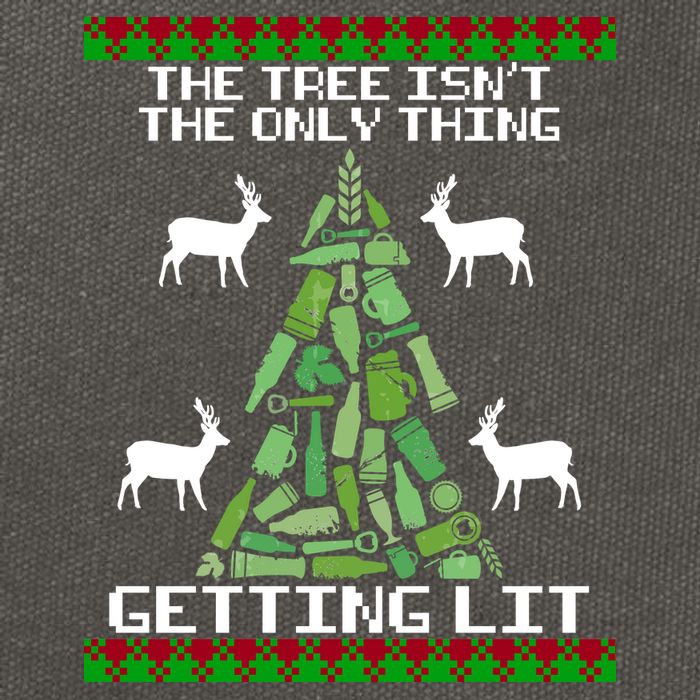 The Tree Isn't The Only Thing Getting Lit Cotton Canvas Backpack