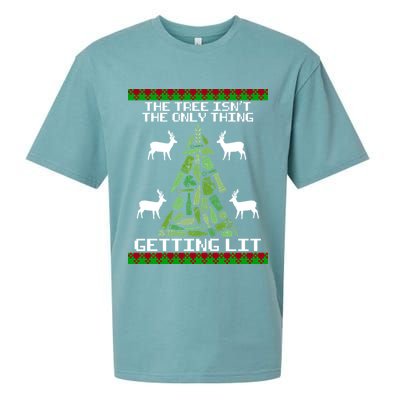 The Tree Isn't The Only Thing Getting Lit Sueded Cloud Jersey T-Shirt