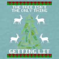The Tree Isn't The Only Thing Getting Lit Sueded Cloud Jersey T-Shirt