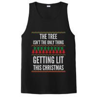 The Tree Isn't The Only Thing Getting Lit Ugly Christmas PosiCharge Competitor Tank