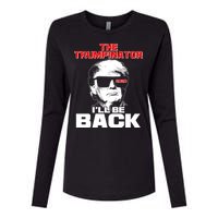 The Trumpinator I'll Be Back 2020 Womens Cotton Relaxed Long Sleeve T-Shirt