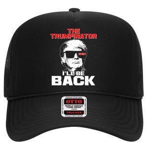 The Trumpinator I'll Be Back 2020 High Crown Mesh Back Trucker Hat