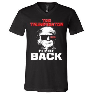 The Trumpinator I'll Be Back 2020 V-Neck T-Shirt