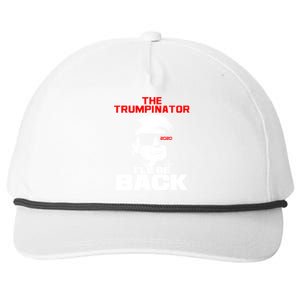 The Trumpinator I'll Be Back 2020 Snapback Five-Panel Rope Hat