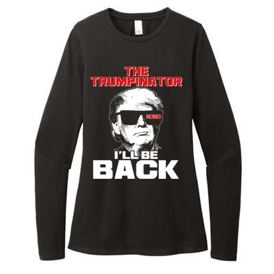 The Trumpinator I'll Be Back 2020 Womens CVC Long Sleeve Shirt