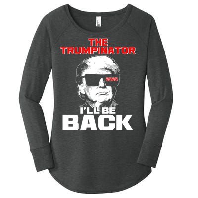 The Trumpinator I'll Be Back 2020 Women's Perfect Tri Tunic Long Sleeve Shirt