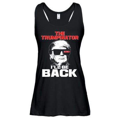 The Trumpinator I'll Be Back 2020 Ladies Essential Flowy Tank