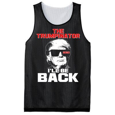 The Trumpinator I'll Be Back 2020 Mesh Reversible Basketball Jersey Tank