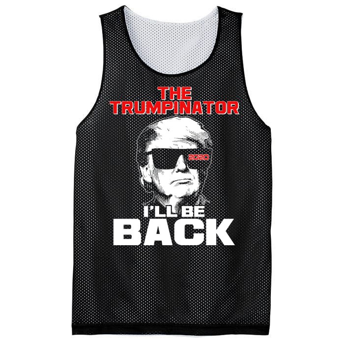 The Trumpinator I'll Be Back 2020 Mesh Reversible Basketball Jersey Tank