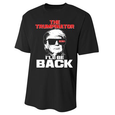 The Trumpinator I'll Be Back 2020 Performance Sprint T-Shirt