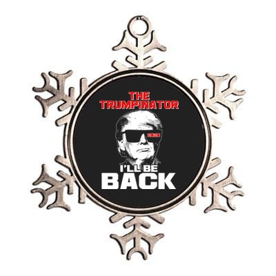 The Trumpinator I'll Be Back 2020 Metallic Star Ornament