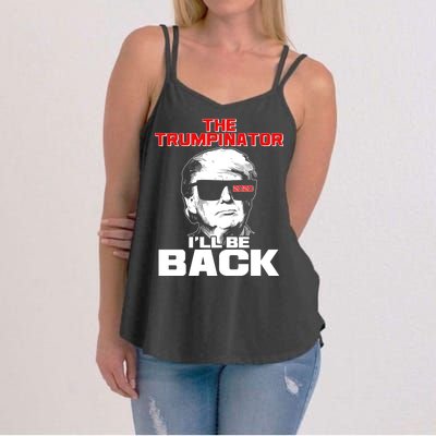 The Trumpinator I'll Be Back 2020 Women's Strappy Tank