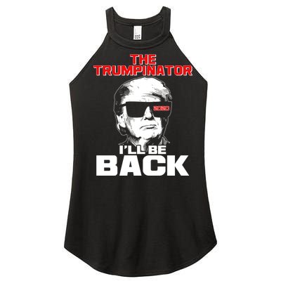 The Trumpinator I'll Be Back 2020 Women's Perfect Tri Rocker Tank