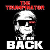 The Trumpinator I'll Be Back 2020 Women's V-Neck T-Shirt