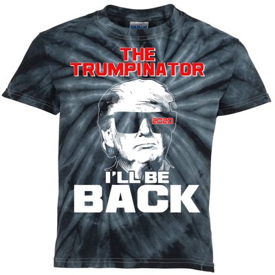 The Trumpinator I'll Be Back 2020 Kids Tie-Dye T-Shirt