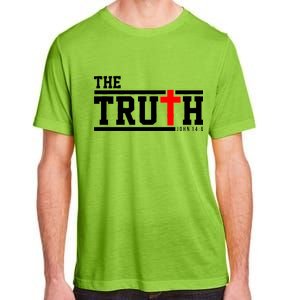 The Truth John 14:6 Jesus Christ Adult ChromaSoft Performance T-Shirt