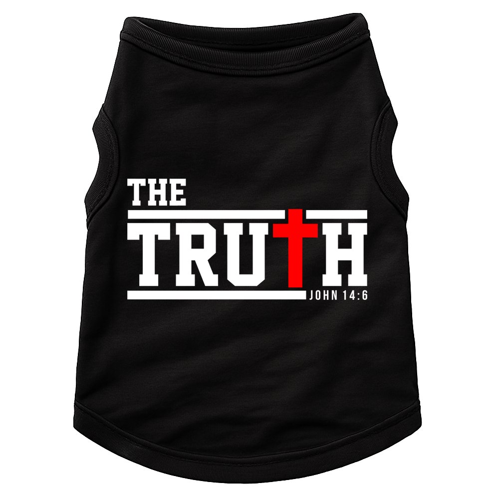The Truth John 14:6 Jesus Christ Doggie Tank