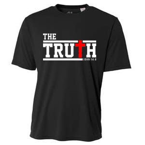 The Truth John 14:6 Jesus Christ Cooling Performance Crew T-Shirt