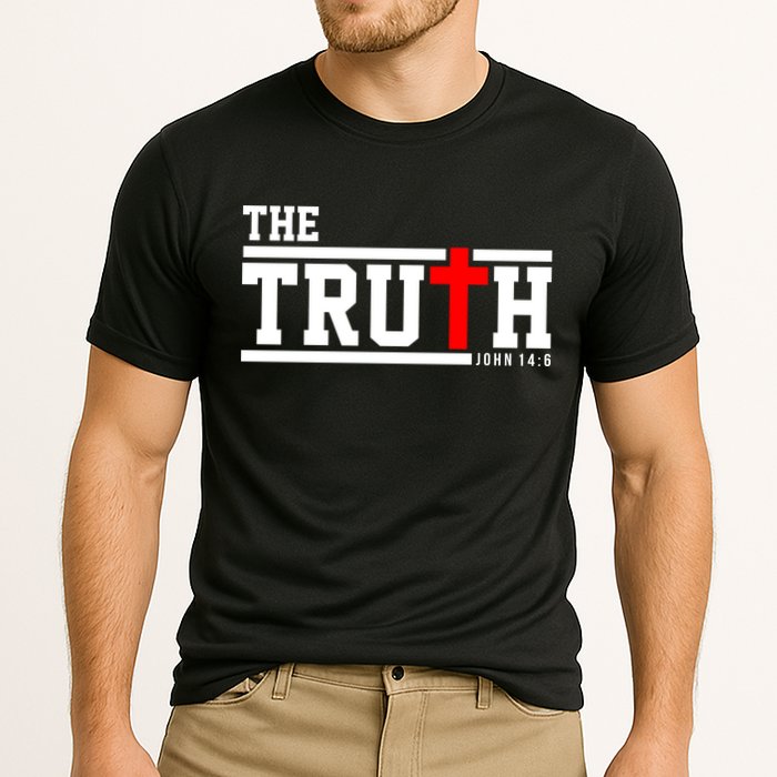 The Truth John 14:6 Jesus Christ Cooling Performance Crew T-Shirt
