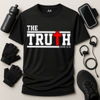The Truth John 14:6 Jesus Christ Cooling Performance Crew T-Shirt