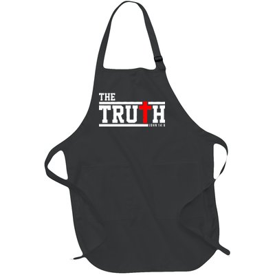 The Truth John 14:6 Jesus Christ Full-Length Apron With Pockets