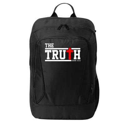 The Truth John 14:6 Jesus Christ City Backpack