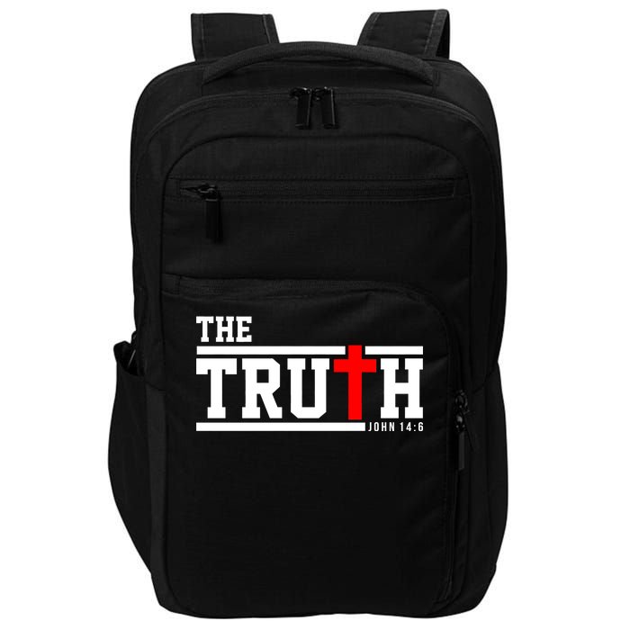 The Truth John 14:6 Jesus Christ Impact Tech Backpack