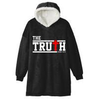 The Truth John 14:6 Jesus Christ Hooded Wearable Blanket