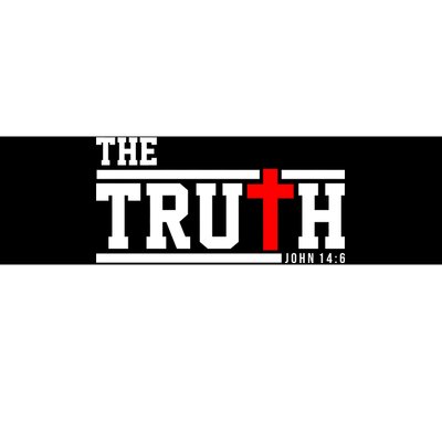 The Truth John 14:6 Jesus Christ Bumper Sticker