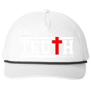 The Truth John 14:6 Jesus Christ Snapback Five-Panel Rope Hat