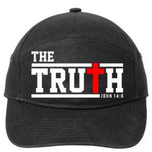 The Truth John 14:6 Jesus Christ 7-Panel Snapback Hat