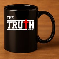 The Truth John 14:6 Jesus Christ 11oz C Handle Ceramic Mug