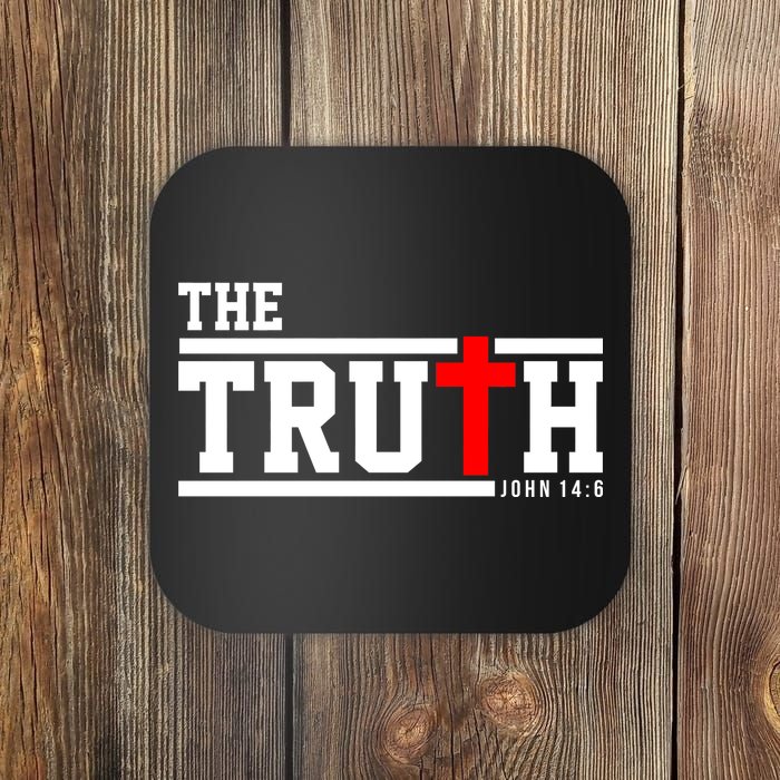 The Truth John 14:6 Jesus Christ Coaster