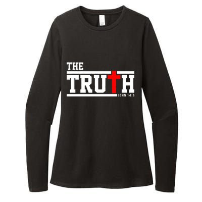 The Truth John 14:6 Jesus Christ Womens CVC Long Sleeve Shirt