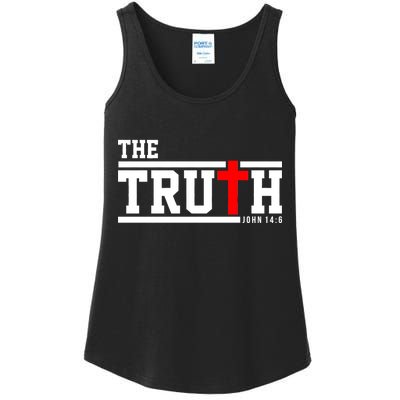 The Truth John 14:6 Jesus Christ Ladies Essential Tank