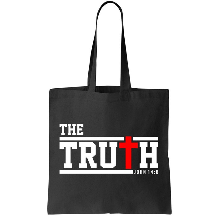 The Truth John 14:6 Jesus Christ Tote Bag